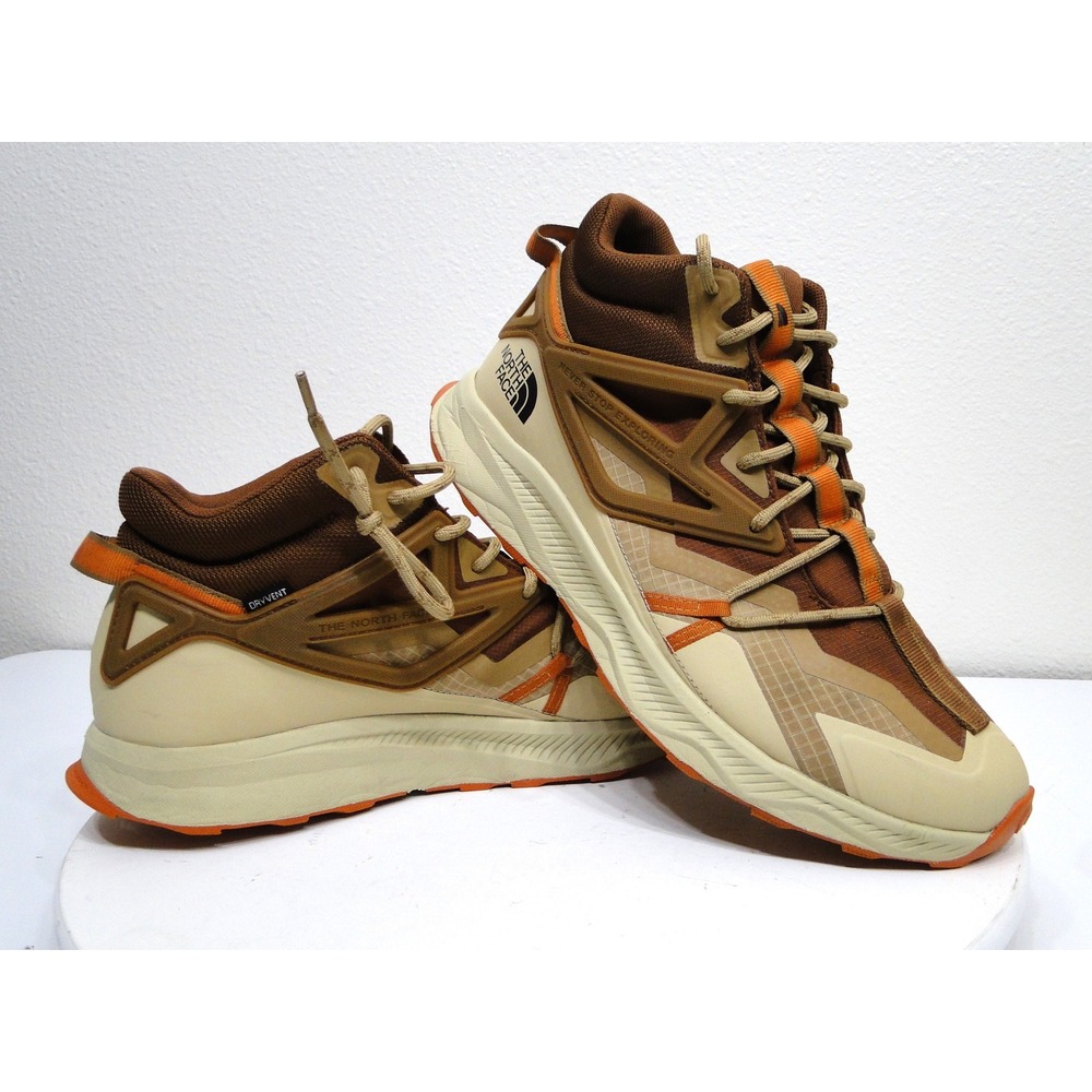 The North Face VECTIV Taraval Peak Mens 11 Hiking Shoes Tan Brown NF0A83MU